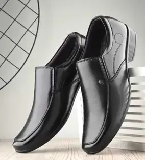 ZENIN Black Formal shoes/ Premium shoes/comfort Slip On For Men