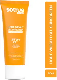 Sotrue Sunscreen - SPF 50+ PA+++ Lightweight Gel Non Greasy For Men & Women