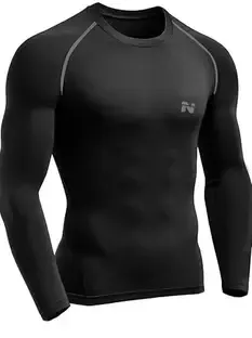 NINQ Solid Men Round Neck Black T-Shirt