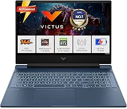 HP Victus, AMD Ryzen 7 7445HS, 6GB RTX 4050, 16GB DDR5(Upgradeable) 512GB SSD, 144Hz, IPS, 300nits, FHD, 15.6''/39.6cm, Win11, M365* Office24, Blue, 2.29kg, fb3130AX, Backlit, DTS Audio, Gaming Laptop
