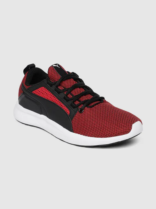 Puma Men Red & Black Styron Idp Running Shoes