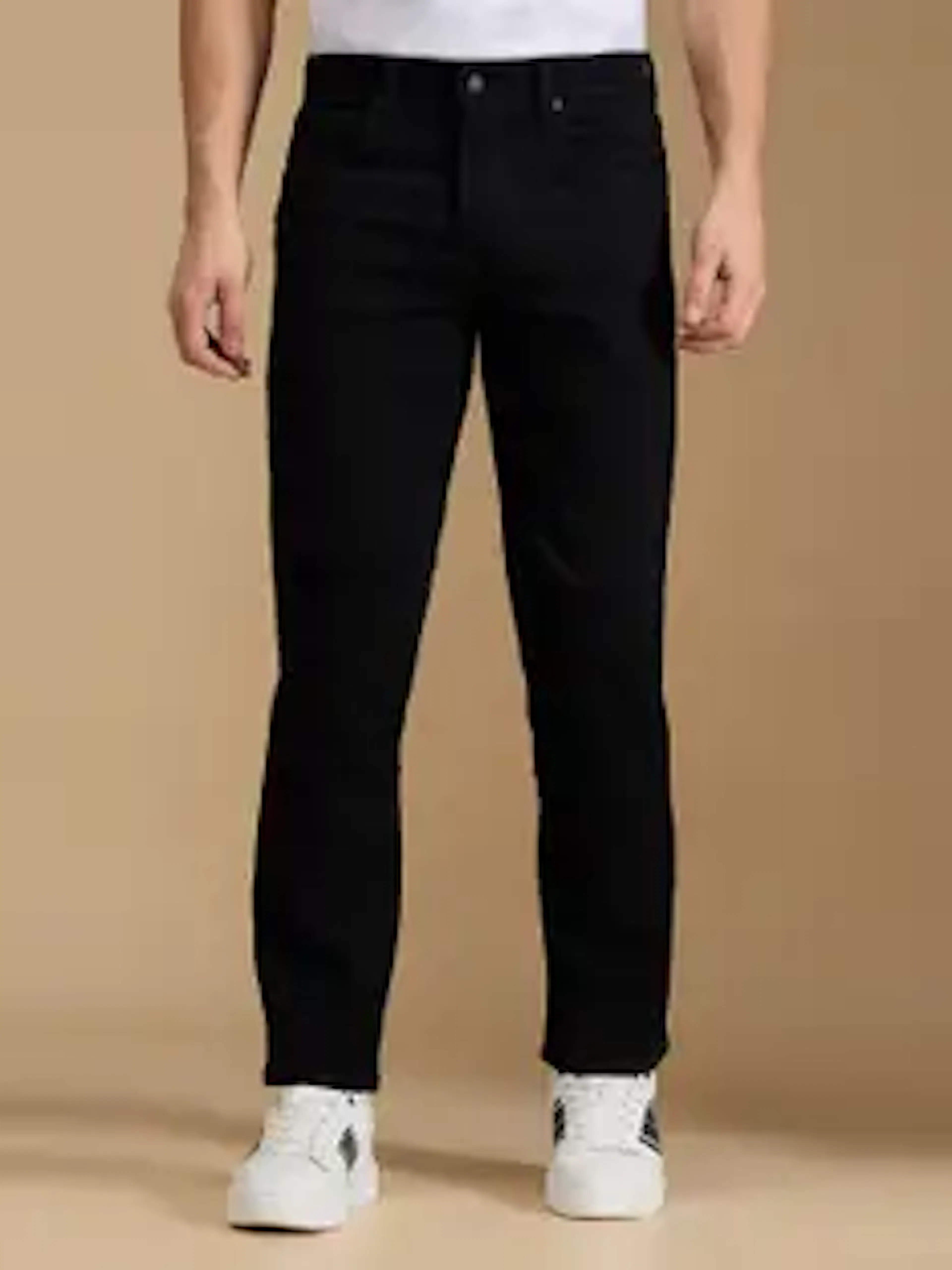 Pepe Jeans Straight Fit Men Black Jeans