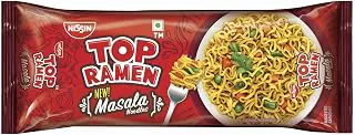 Top Ramen Classic Masala Noodles | 100% Desi Spicy Flavor, Saucy Instant Noodles for Family Meals | Quick & Tasty Comfort Food , 240 gm