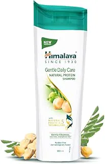 Himalaya Gentle Daily Care Natural Protein Shampoo, Gently cleanses & strengthens, With Chickpea, Licorice & Amla, For Women & Men, 180ml Fresh