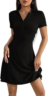 TOPLOTWomen's Western Dresses | Knee Length Dress | Stylish Design Fit | One Piece Bodycone | Trendy Look Styling | Easy Movement | Perfect for Casual, Outings (5237)