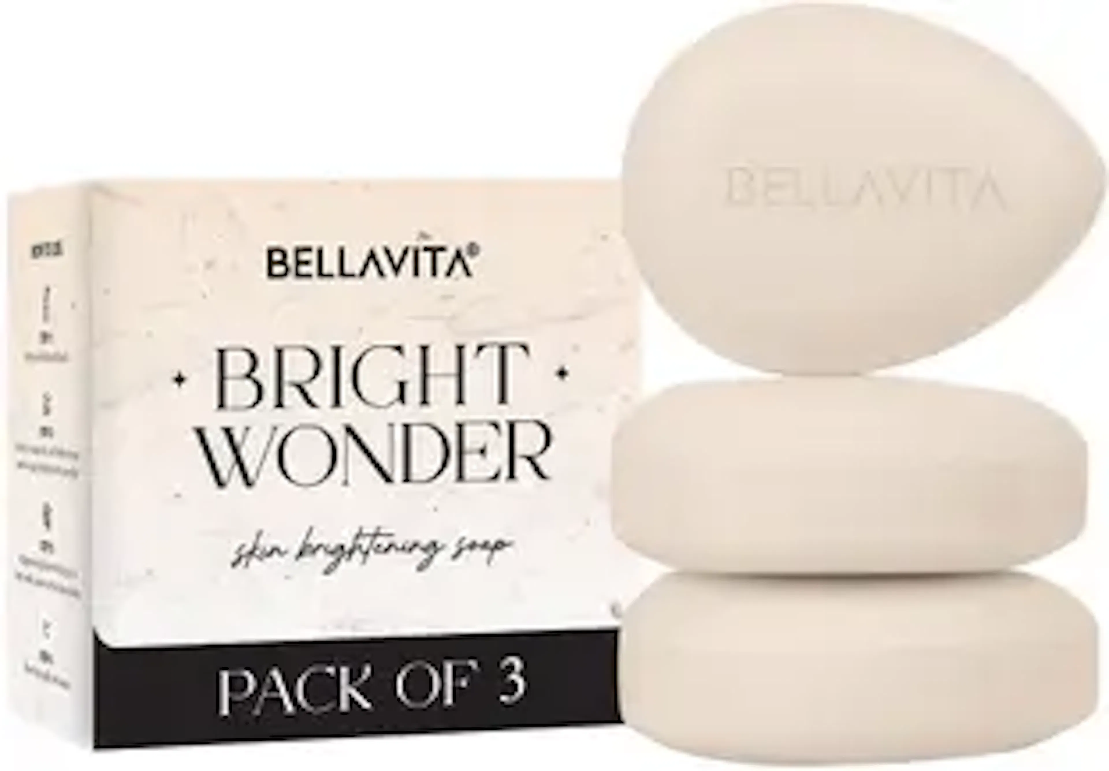 BELLAVITA Bright Wonder | Skin Brightening Soap | Dark Spots & Pigmentation Reduction