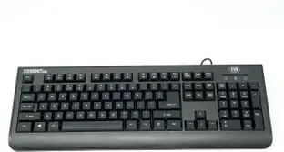 Tvs Electronics Champ HD Keyboard Wired USB Standard Desktop Keyboard Compatible with Desktop, Laptop, Mac