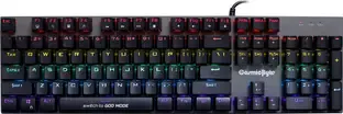Cosmic Byte CB-GK-27 Vanth Mechanical Keyboard Outemu Blue Switches Wired USB Standard Gaming Keyboard Compatible with Desktop, Laptop, Mac No