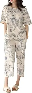 LOUIS LUXEWomens Korean Night Dress || Full Pyjama Set || Korean Nightsuit || Women Nightwear ||Round Neck Full Sleeve Nightsuit || Loungewear || Everyday Nightdress (ND-17)