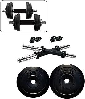 Protoner 18 Kg PVC Dumbells Sets, PVC Plates + Dumbells Rods