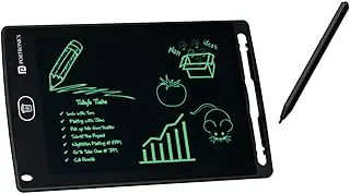 Portronics Ruffpad 8.5E Re-Writable LCD Writing Pad with Screen 21.5cm (8.5-inch) for Drawing, Playing, Handwriting Gifts for Kids & Adults,(Black)