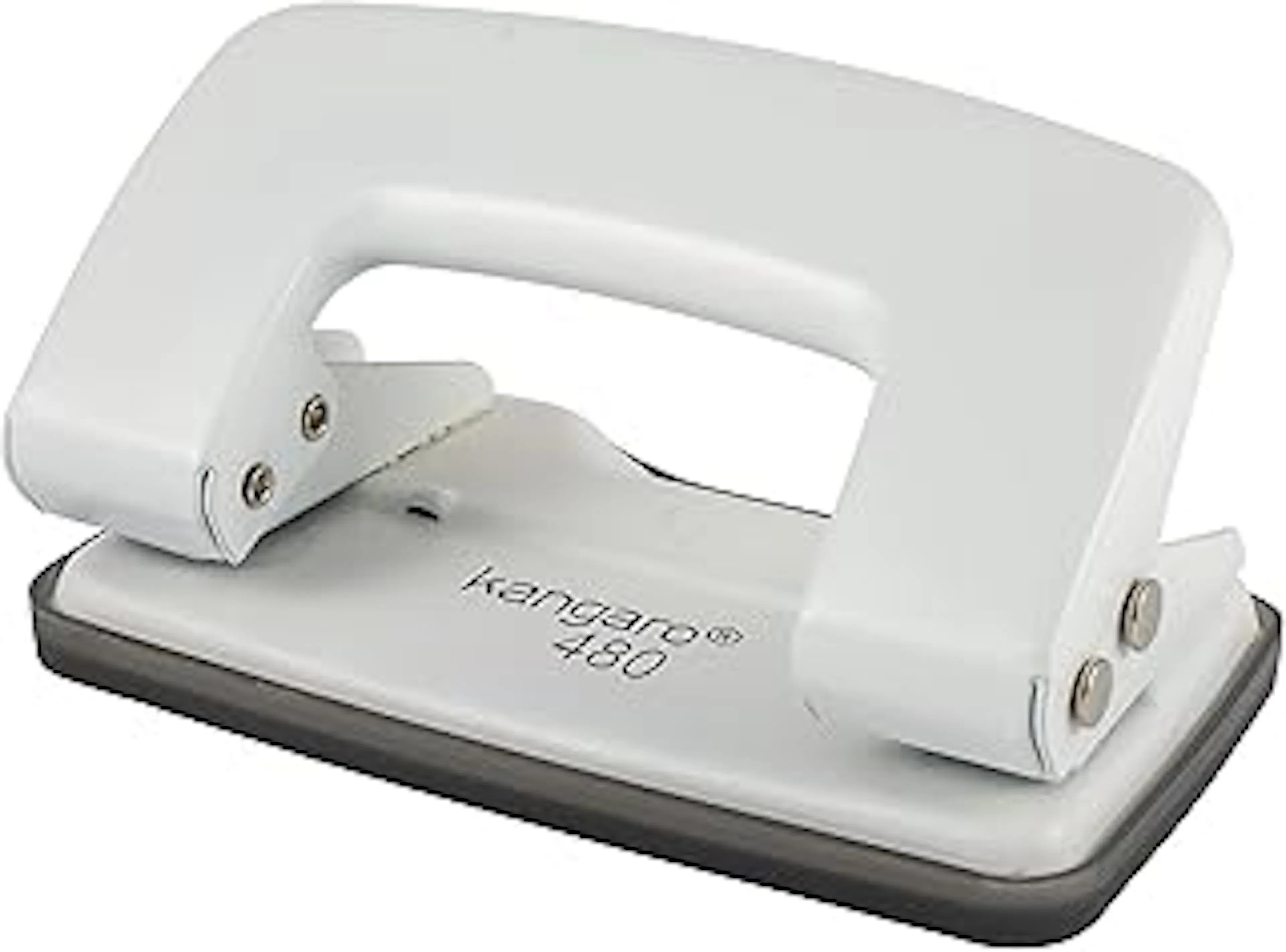 Kangaro Desk Essentials DP-480 2 Hole Heavy Duty Metal Paper Punch | Removable Chip Tray | 12 Sheets Capacity | Office Essentials | Pack of 1 | Color May Vary
