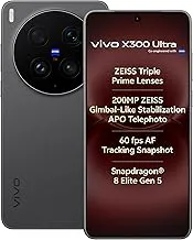 vivoX300 Ultra 5G (Eclipse Black, 16GB+512GB) | Photographer KIT Edition | Dual 200MP ZEISS Camera | 50MP ZEISS Selfie Camera | Snapdragon 8 Elite Gen 5 with No Cost EMI/Additonal Exchange Offers
