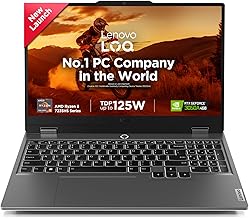 LenovoLOQ AMD Ryzen 5 7235HS | NVIDIA RTX 3050A 4GB (16GB RAM/512GB SSD/144Hz Refresh Rate/15.6" (39.6cm)/Windows 11/Office Home 2024/3 Mon. Game Pass/Grey/2.4Kg), 83JC00LSIN AI Gaming Laptop