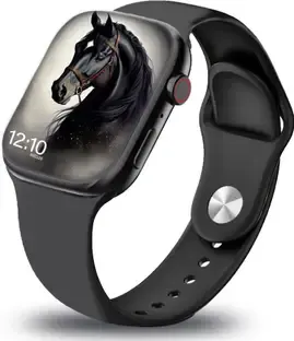 PunnkFunnk T500 Black-A1 Full Screen Touch Watch Specially Made for Girl & Women Smartwatch