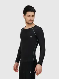 unbeatable Solid Men Round Neck Reversible Black T-Shirt