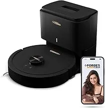 Eureka Forbes SmartClean Auto Bin Turbo, 7000Pa HyperSuction Robotic Vacuum Cleaner (40 Days Hands-Free Cleaning) LiDAR 3.0 & Quick Home Mapping | Wet Mopping | 3-Hour Run Time | Smart App Control