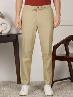 FUBAR Slim Fit Men Brown Trousers
