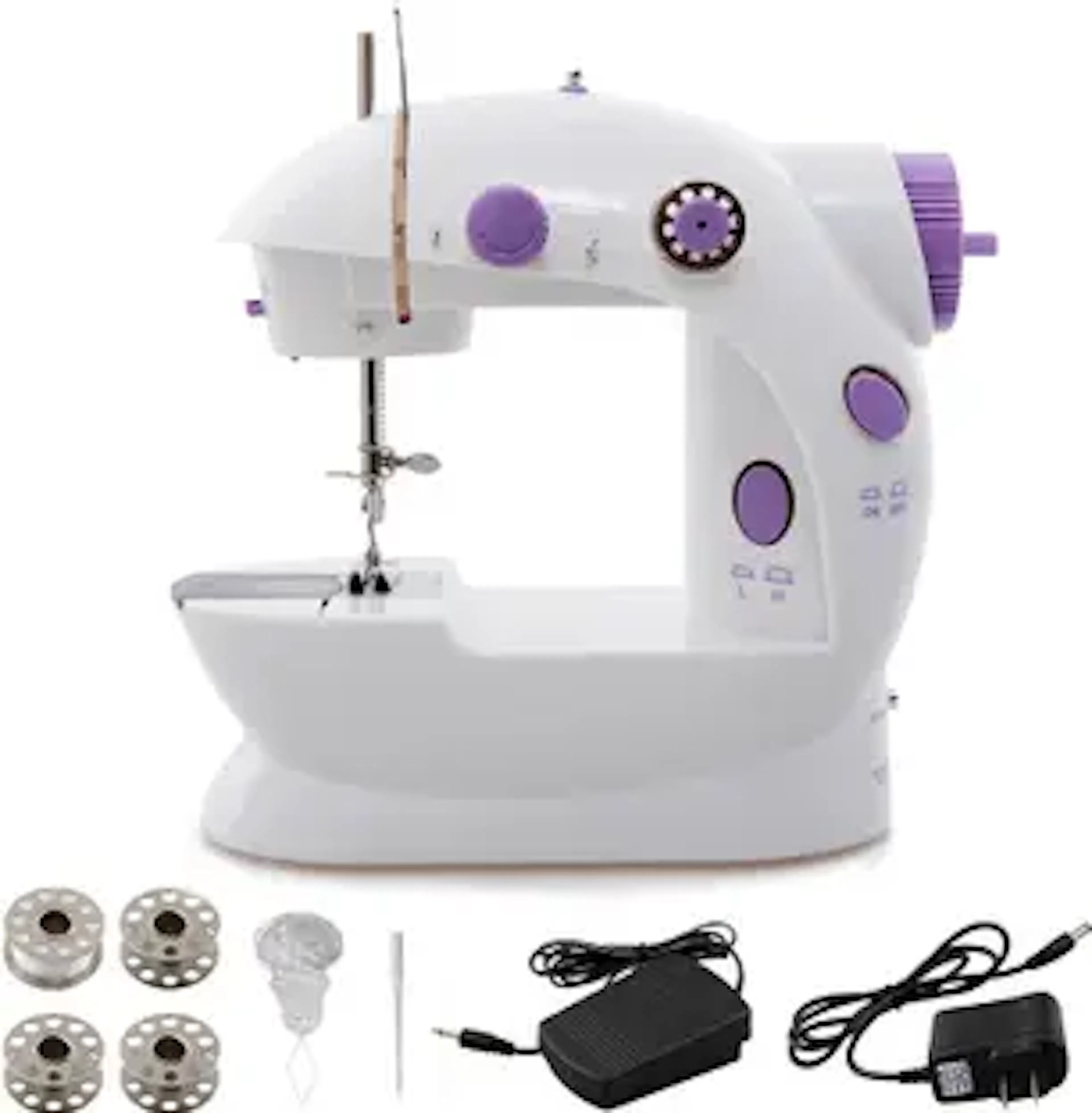 Onshoppy Mini Portable Electric Sewing Machine - 12 Stitches, 100 SPM, White - Full Review & Features