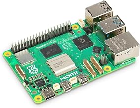 Official Raspberry Pi 5 Model B 1GB RAM | 2.4GHz Quad-Core Cortex-A76 CPU, VideoCore VII GPU, Dual 4K HDMI Output, High-Speed SBC for DIY Projects, Embedded Systems, Industrial & IoT Applications
