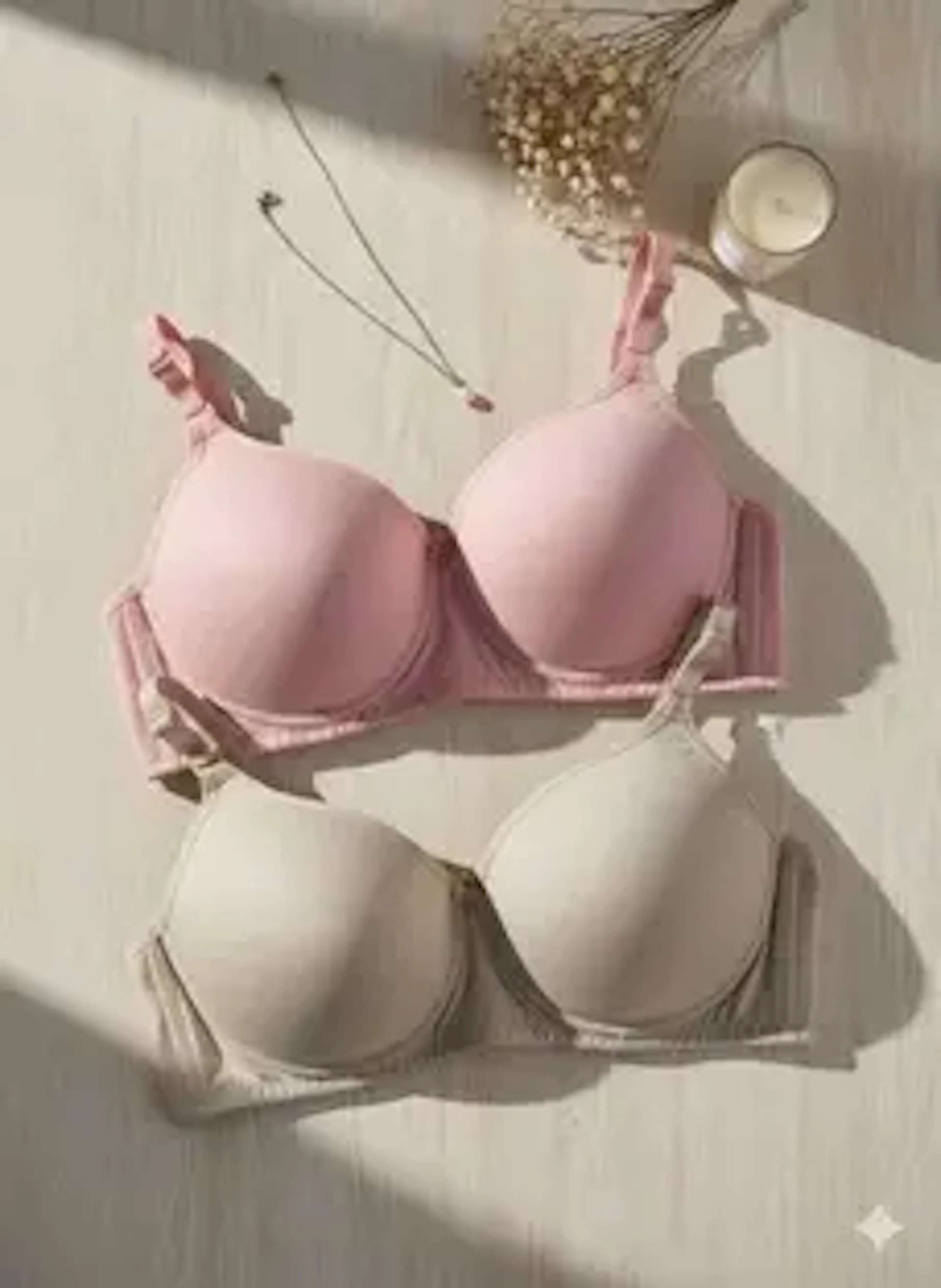 SuTJena Women T-Shirt Lightly Padded Bra