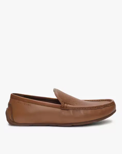 Panelled Slip-On Loafers