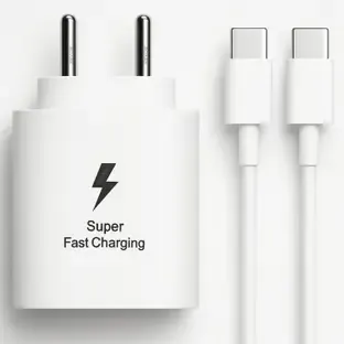 RoarX 25 W Quick Charge 3 A Wall Charger for Mobile with Detachable Cable