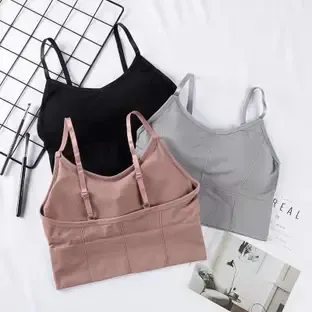 INFINIUM Premium Quality Women Full Coverage Lightly Padded Cami Bra Women Everyday Lightly Padded Bra