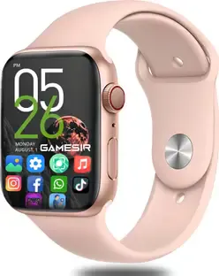 GameSir I8 Pink-A1 Full Screen Touch Watch Specially Made for Girl & Women Smartwatch