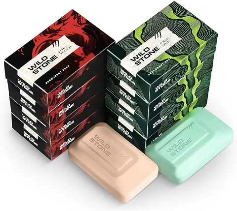Wild Stone 4 Ultra Sensual and 4 Forest Spice Combo for Men, Pack of 8 (100gm each)