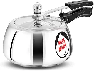 Hawkins 3 Litre Miss Mary Handi Pressure Cooker, Inner Lid Cooker, Silver (MMH30) Aluminium