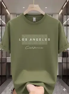 HIP HOP FASHION Printed Men Green T-Shirt