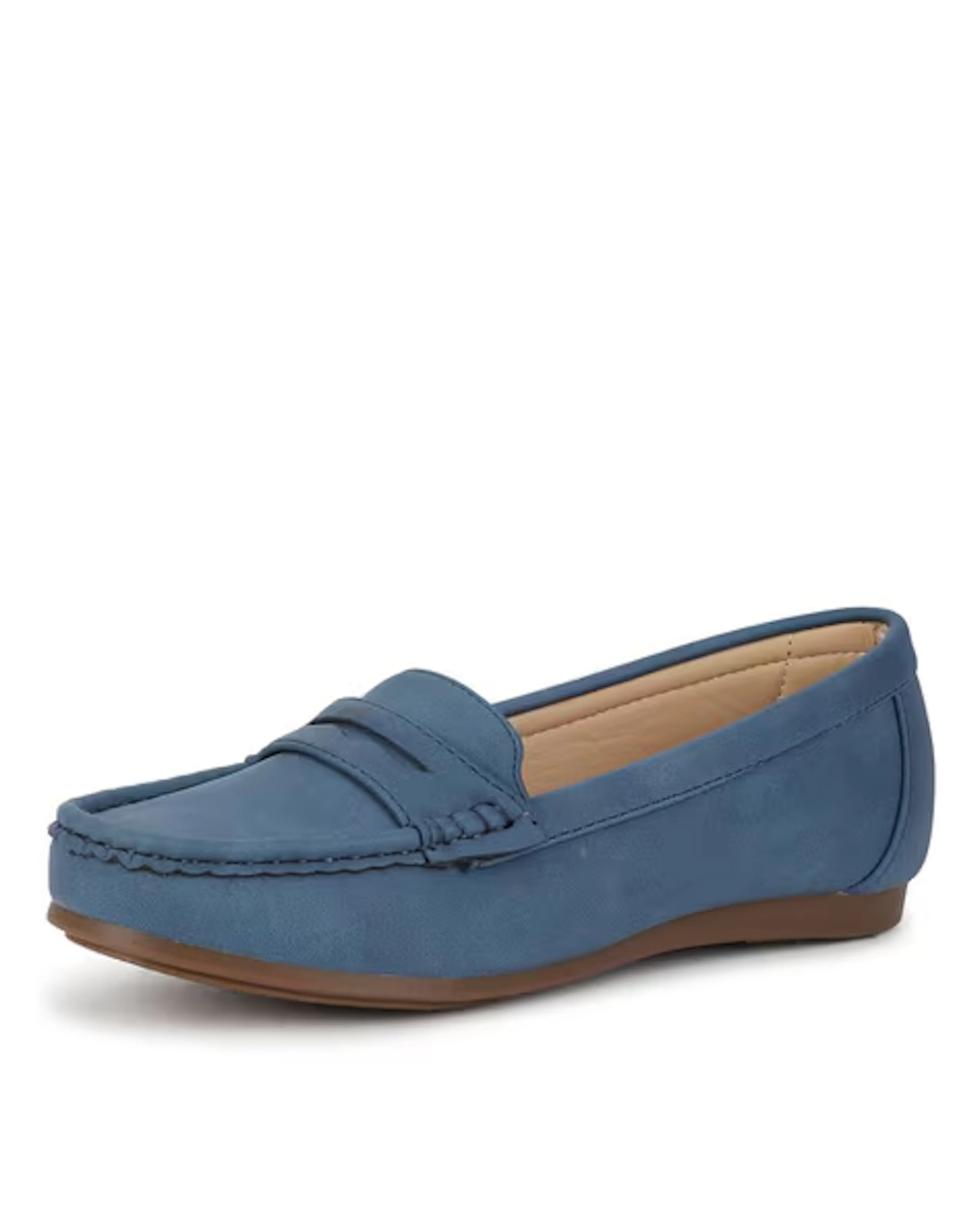 Panelled Penny Loafers