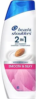 Head & Shoulders , Anti Dandruff Shampoo + Conditioner, Smooth & Silky, 180 ML Unscented