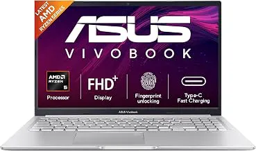 ASUSVivobook 15 (2026),AMD Ryzen 5 150,Fingerprint Sensor,16GB RAM, 512GB SSD,FHD, 15.6", (39.6 cm),Windows 11,M365 Basic(1 Year)* Office 2024,Cool Silver,1.70 kg,M1502NAQ-BQ119WS,Thin & Light Laptop