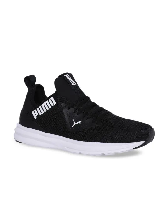 Puma Men Black Enzo Beta Mid Top Running Shoes