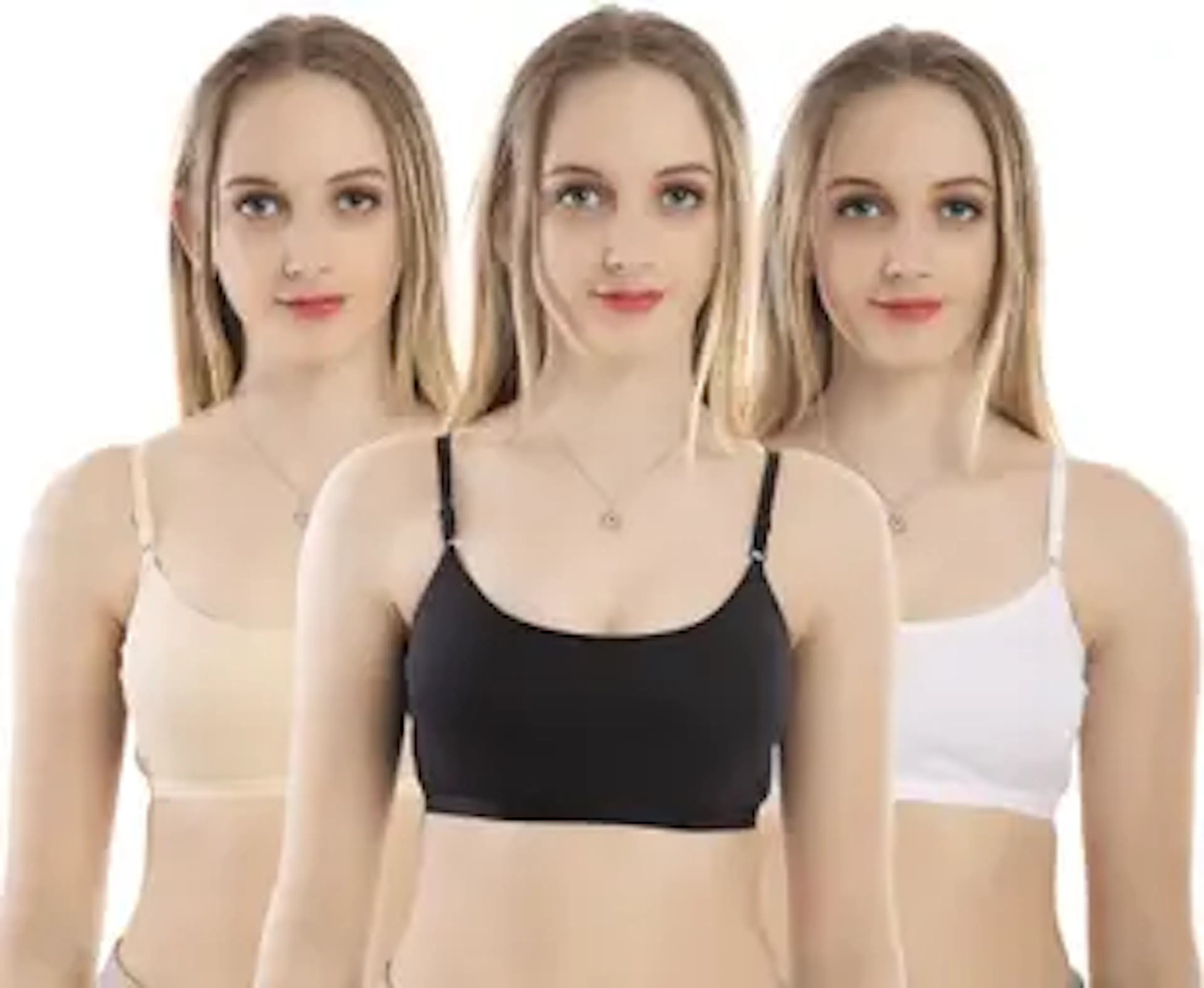 Dig Sel COTTONS Women's Cotton Sport's Non Padded Bra Women Sports Non Padded Bra