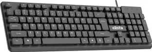 Elista ELS WK-710 Wired USB Standard Laptop Keyboard Compatible with Desktop, Laptop, Mac stand support