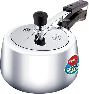 Pigeon by Stove Kraft 3 Litre Special Plus Aluminium Inner Lid Induction Base Pressure Cooker (Silver) BIS Certified
