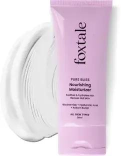 Foxtale Nourishing Moisturiser with Niacinamide & Vit E for 24hrs Hydrated Glowing Skin