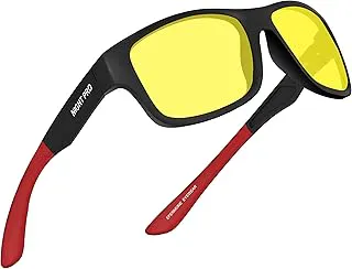 EFERMONENight Driving Glasses Polarized for Men and Women 100% UV Protection Outdoor Travelling Sports Bikes Cars Driving and Hiking (Pola-Club Edition)