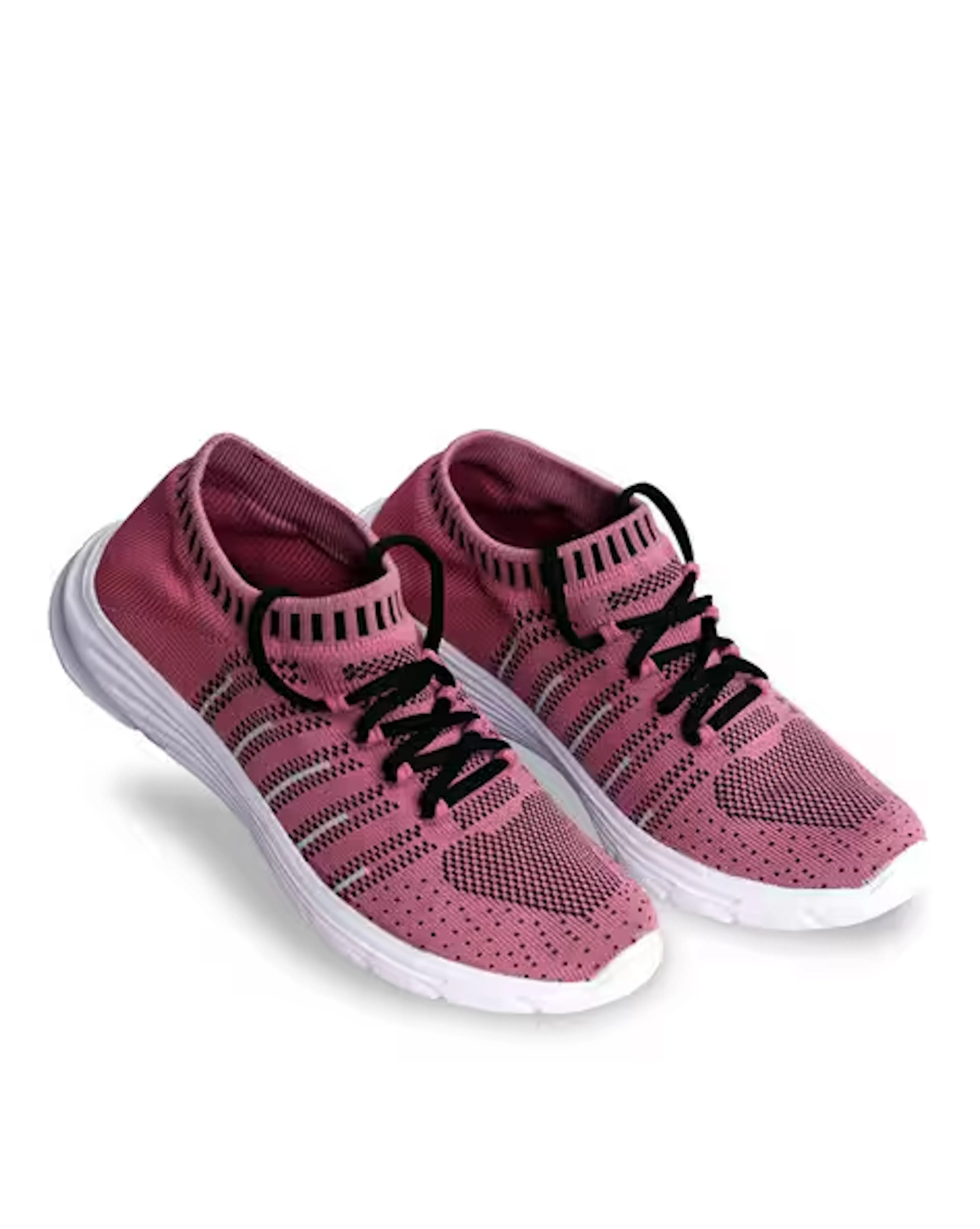 Textured Sports Shoes with Lace Detail