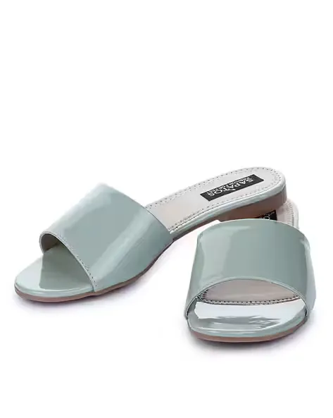 Solid Slip-On Sandals