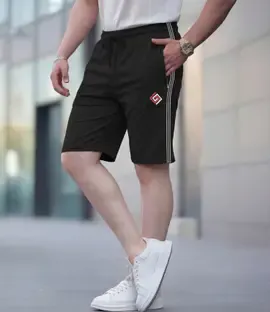 FEEL TRACK Solid Men Black Basic Shorts