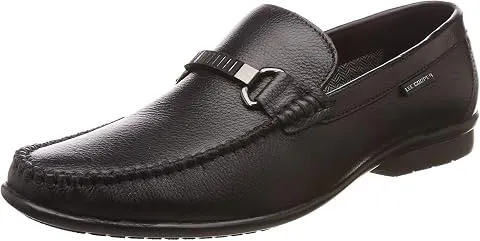 Lee CooperMen's Black Loafers - 9 UK/India (43EU)(LC2339 Black)