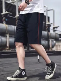 FEEL TRACK Solid Men Dark Blue Basic Shorts
