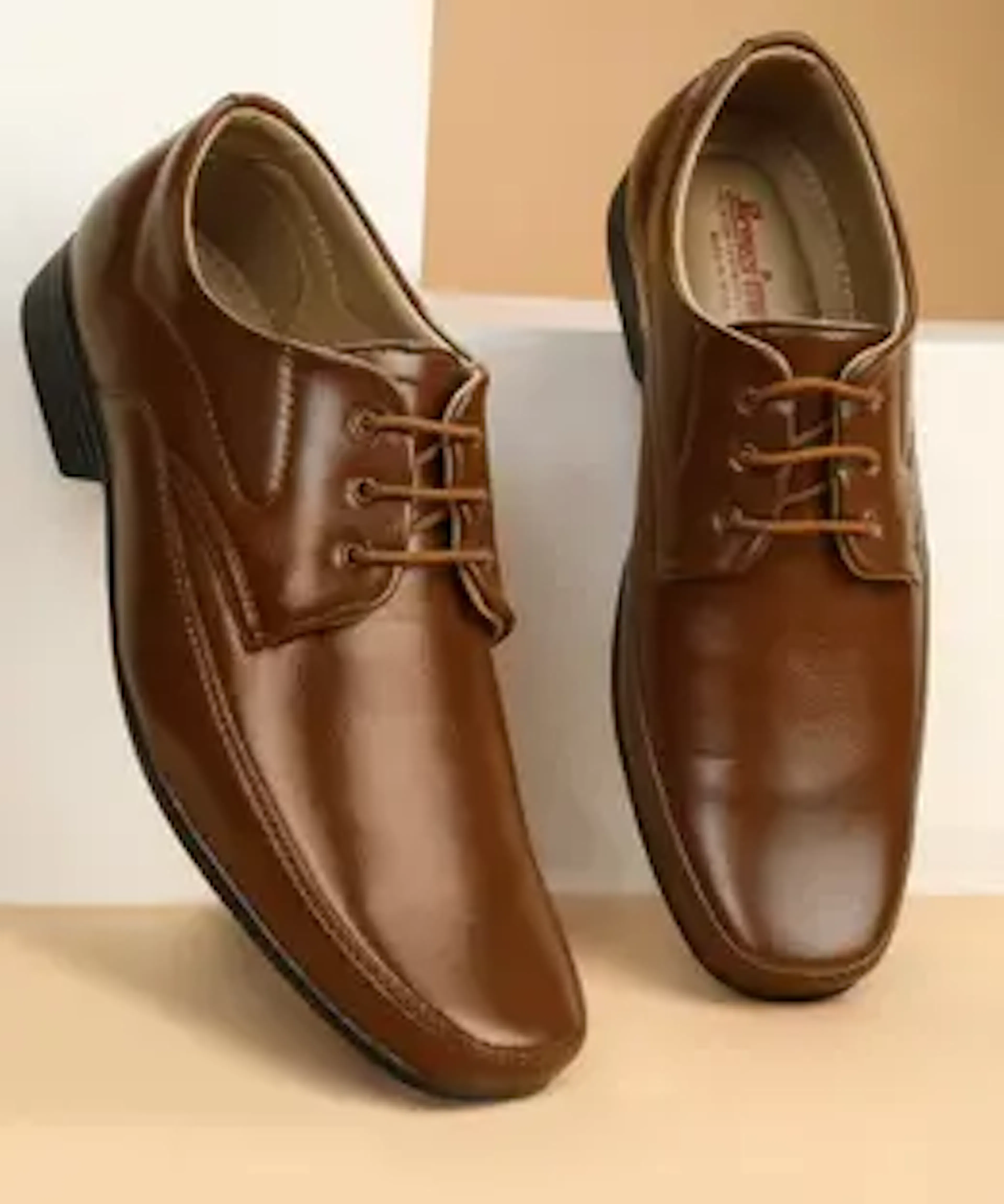 Paragon Formal Shoes |Comfortable Soft Cushioned Footbed|Office Wear Derby For Men
