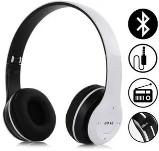 Techpunch COMFORTABLE EAR PADS WIRELESS HEADPHONE WITH AUX SUPPORT COMPATIBLE DEVICE. Bluetooth & Wired