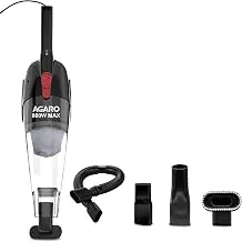 AGARO Regal 800 Watts Handheld Vacuum Cleaner, for Home Use, Dry Vacuuming, 6.5 kPa Suction Power, Lightweight, Lightweight & Durable Body, Small/Mini Size (Black)