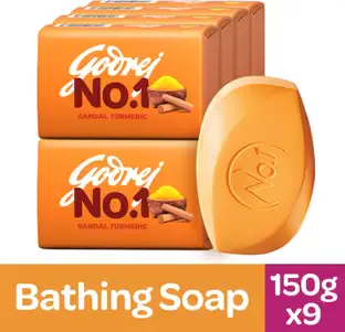Godrej No.1 Sandal and Turmeric Bath Soap